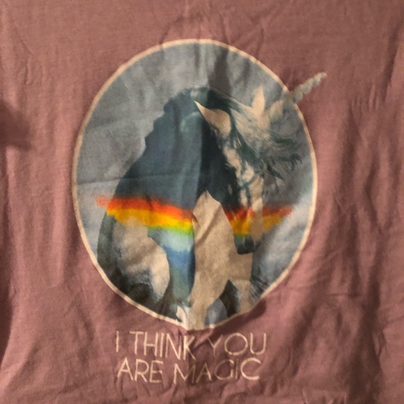 Urban Outfitters Unicorn Magic Graphic Tee Sz L - Picture 2 of 4